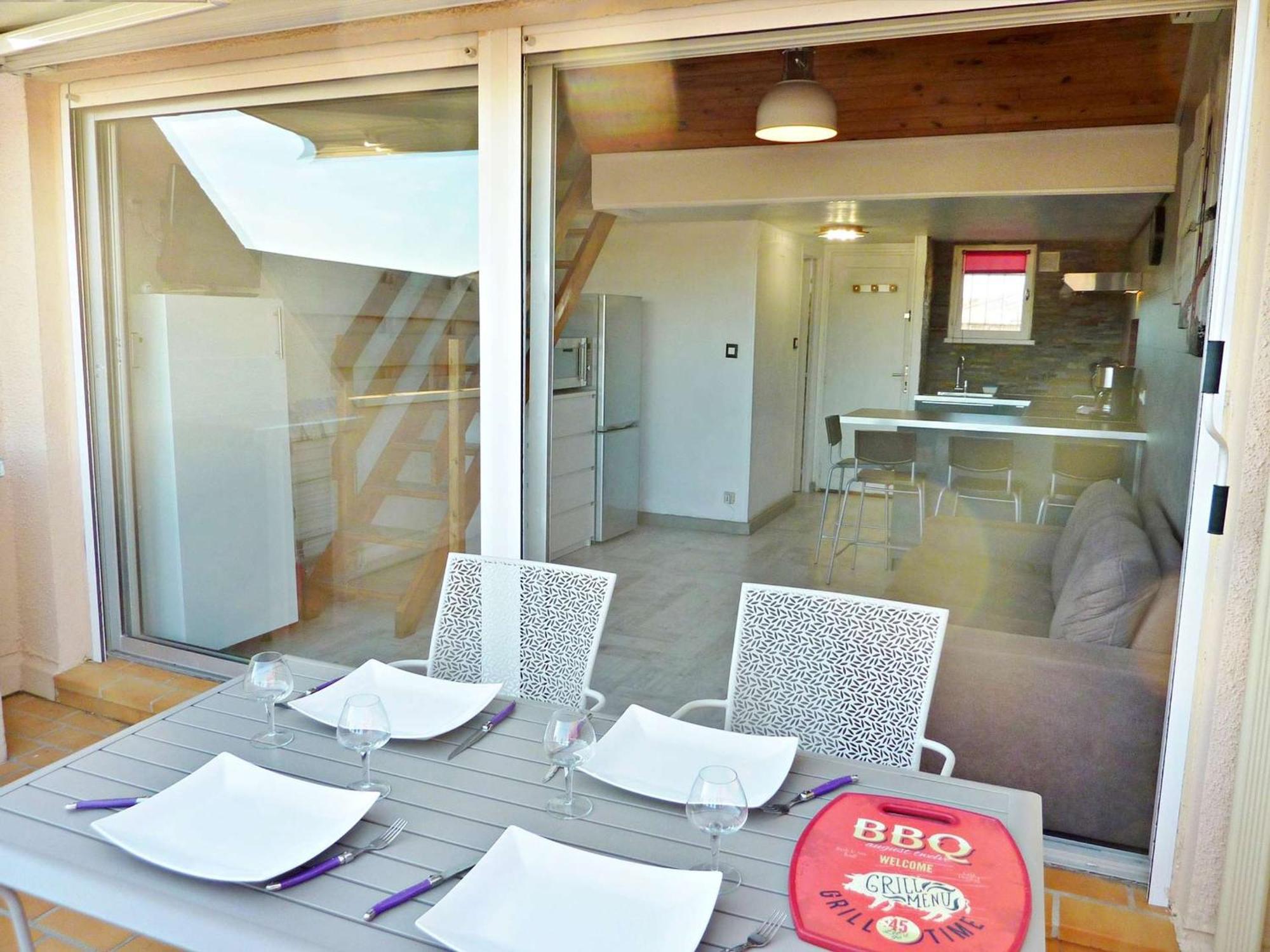 Duplex Renove Avec Clim, Terrasse Et Parking A Marseillan - Fr-1-387-162 Daire Dış mekan fotoğraf